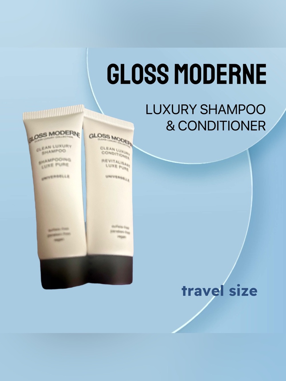 🇺🇸🆕NWOB GLOSS MODERNE | TRAVEL | LUXURY Hair Duo SHAMPOO & CONDITIONER